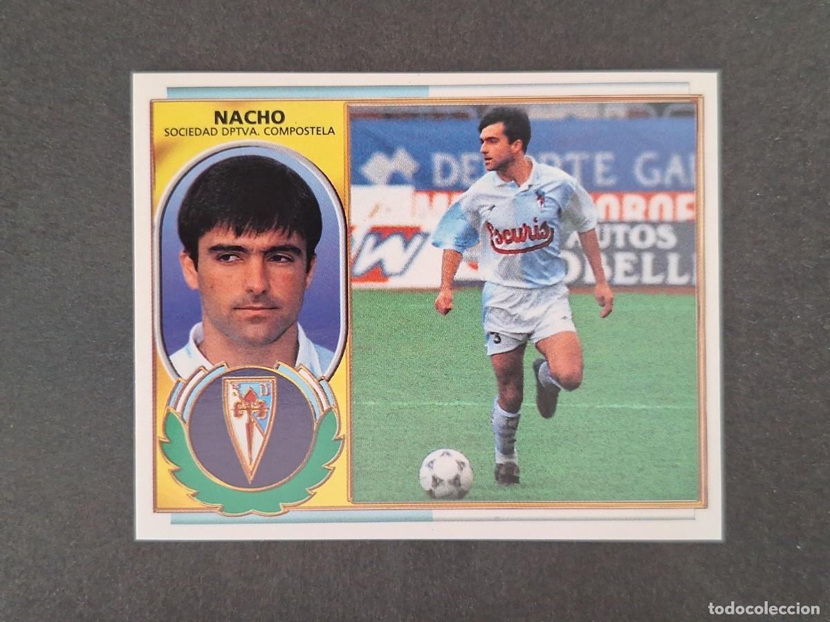 Cromos de f&uacute;tbol: L4 NACHO S. D. COMPOSTELA LIGA ESTE 1996 1997 96 97 NUNCA PEGADO SIN PEGAR