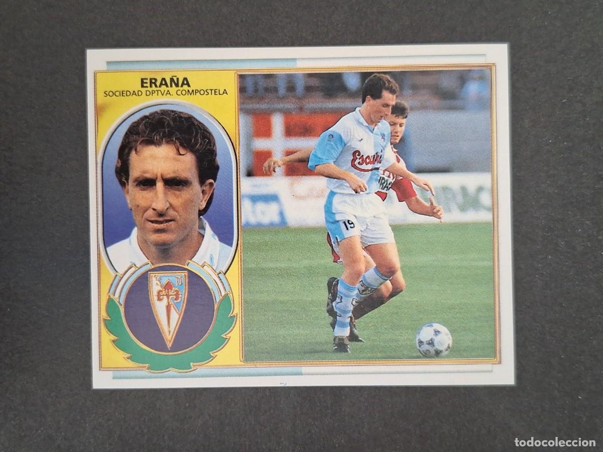 Cromos de f&uacute;tbol: L4 ERA&Ntilde;A S. D. COMPOSTELA LIGA ESTE 1996 1997 96 97 NUNCA PEGADO SIN PEGAR