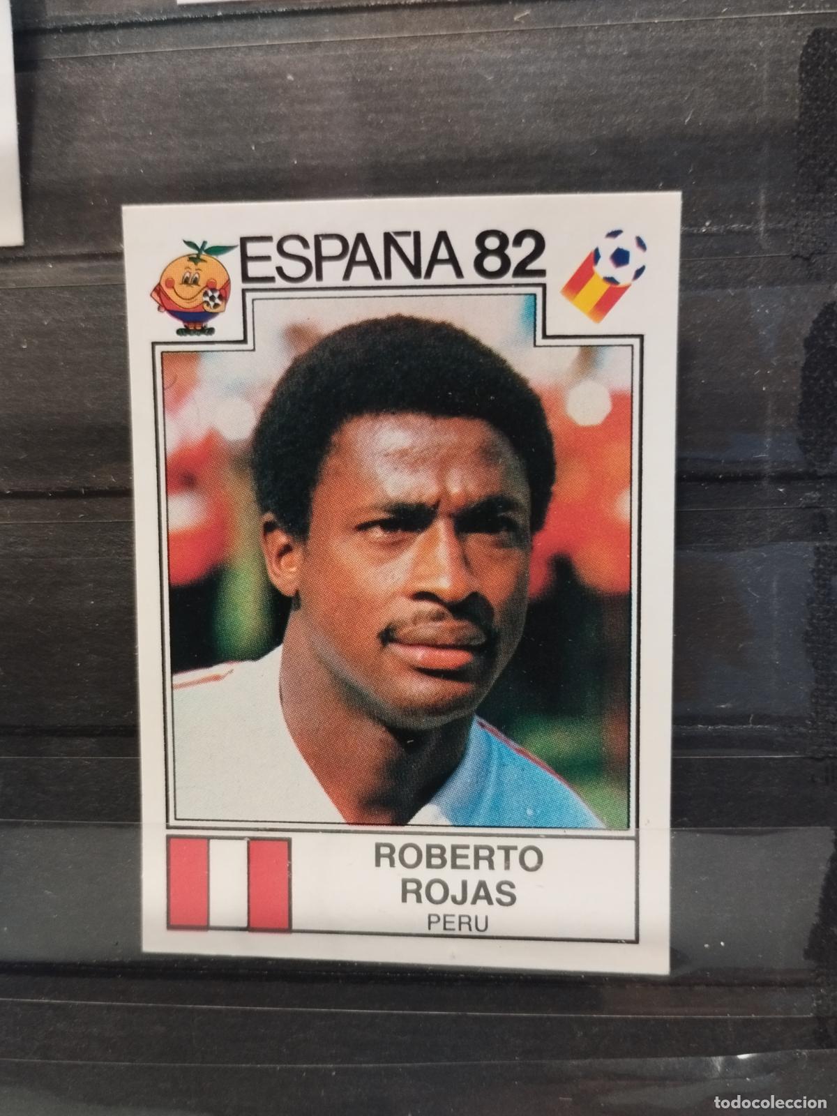 Cromos de f&uacute;tbol: MUNDIAL DE FUTBOL ESPA&Ntilde;A 82. PANINI. N&ordm; 79. ROBERTO ROJAS. PERU.