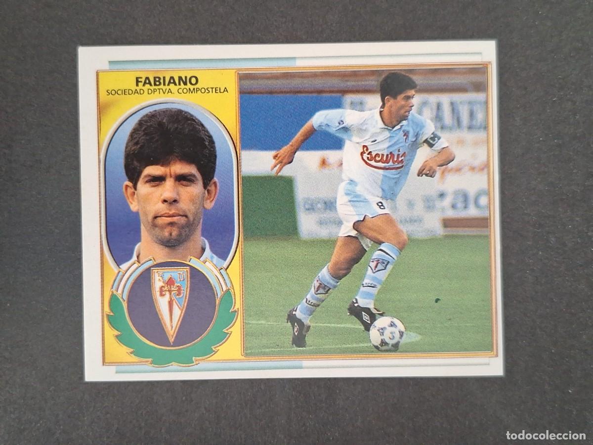 Cromos de f&uacute;tbol: L4 FABIANO S. D. COMPOSTELA LIGA ESTE 1996 1997 96 97 NUNCA PEGADO SIN PEGAR