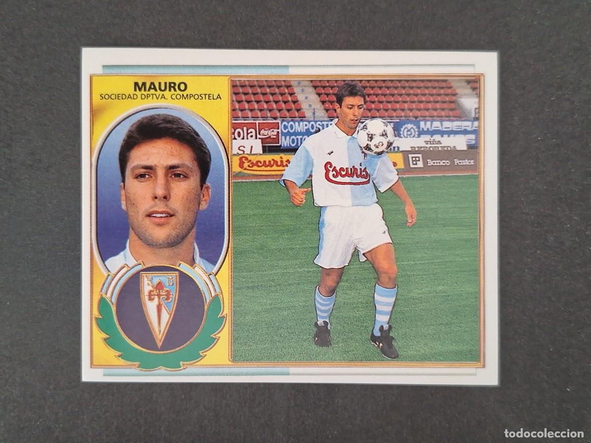 Cromos de f&uacute;tbol: L4 MAURO S. D. COMPOSTELA LIGA ESTE 1996 1997 96 97 NUNCA PEGADO SIN PEGAR