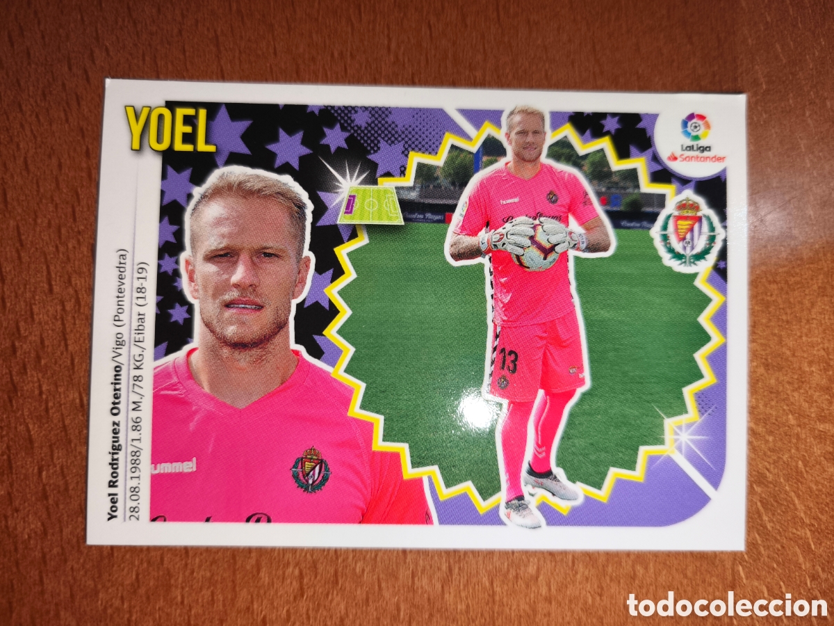 Cromos de f&uacute;tbol: Yoel Coloca n&deg;2 Bis liga este 18/19 Real Valladolid