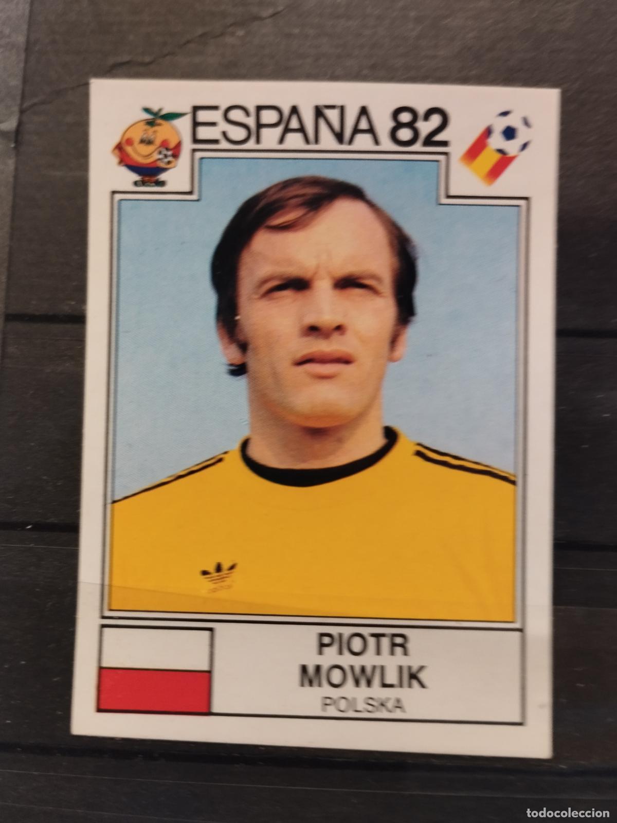 Cromos de f&uacute;tbol: MUNDIAL DE FUTBOL ESPA&Ntilde;A 82. PANINI. N&ordm; 71. PIOTR MOWLIK. POLONIA.