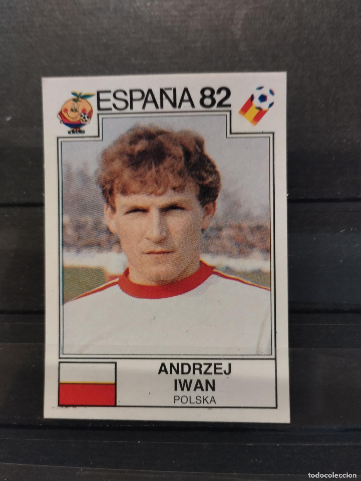 Cromos de f&uacute;tbol: MUNDIAL DE FUTBOL ESPA&Ntilde;A 82. PANINI. N&ordm; 70. ANDRZEJ IWAN. POLONIA.