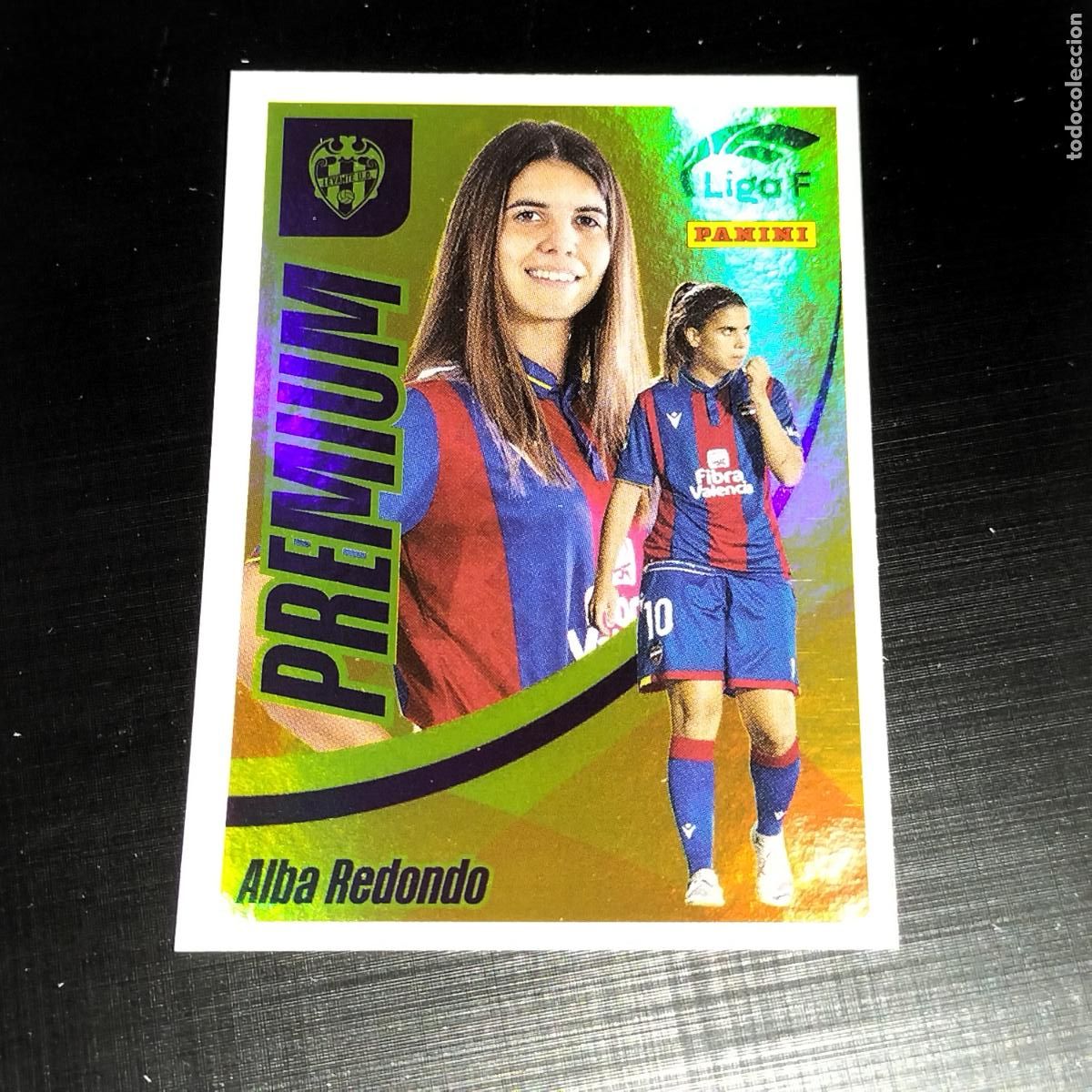 Cromos de f&uacute;tbol: ALBA REDONDO PREMIUM LEVANTE CROMOS LIGA F FEMENINA PANINI 2023 2024 23 24