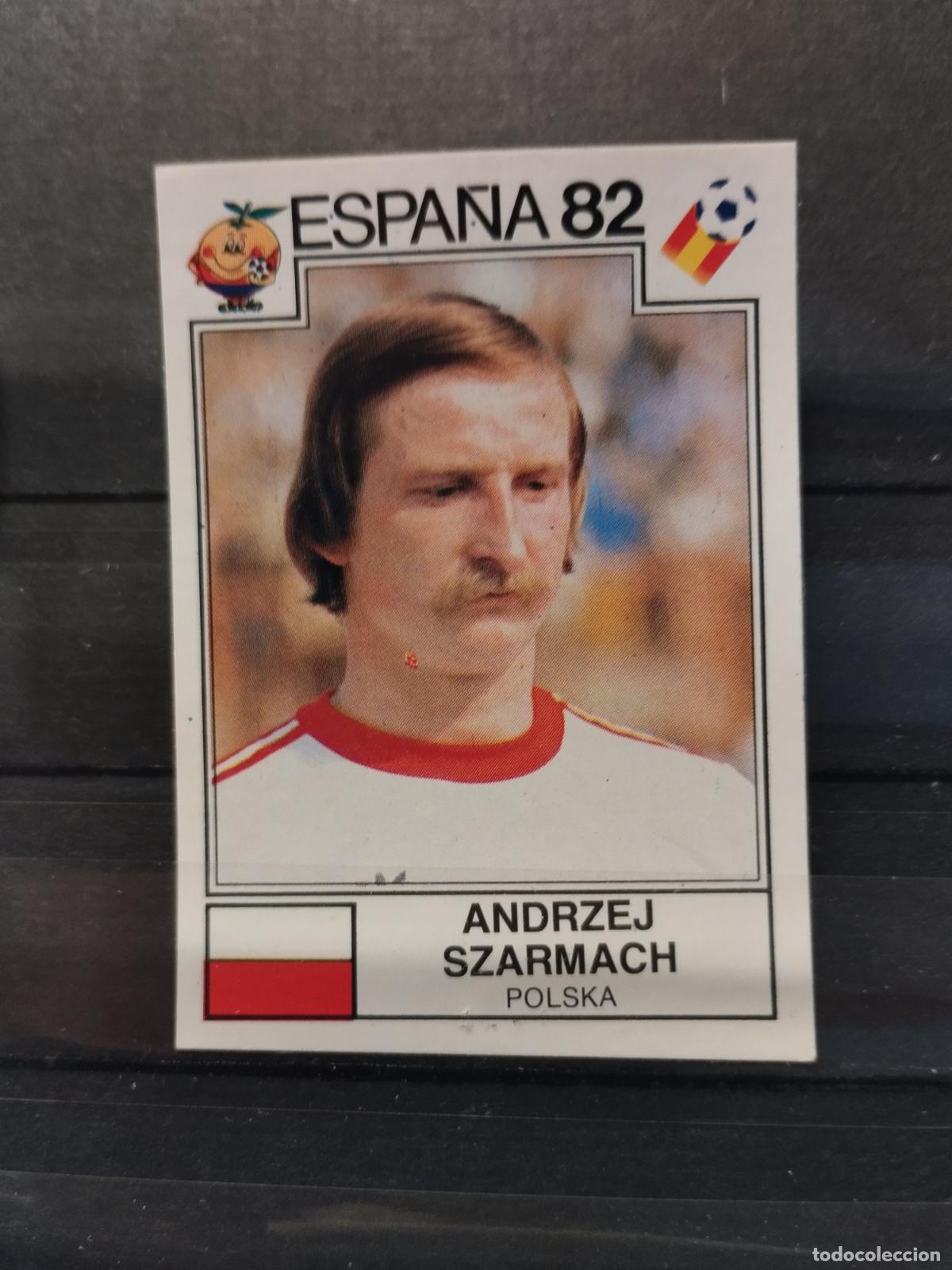 Cromos de f&uacute;tbol: MUNDIAL DE FUTBOL ESPA&Ntilde;A 82. PANINI. N&ordm; 68. ANDRZEJ SZARMACH. POLONIA.