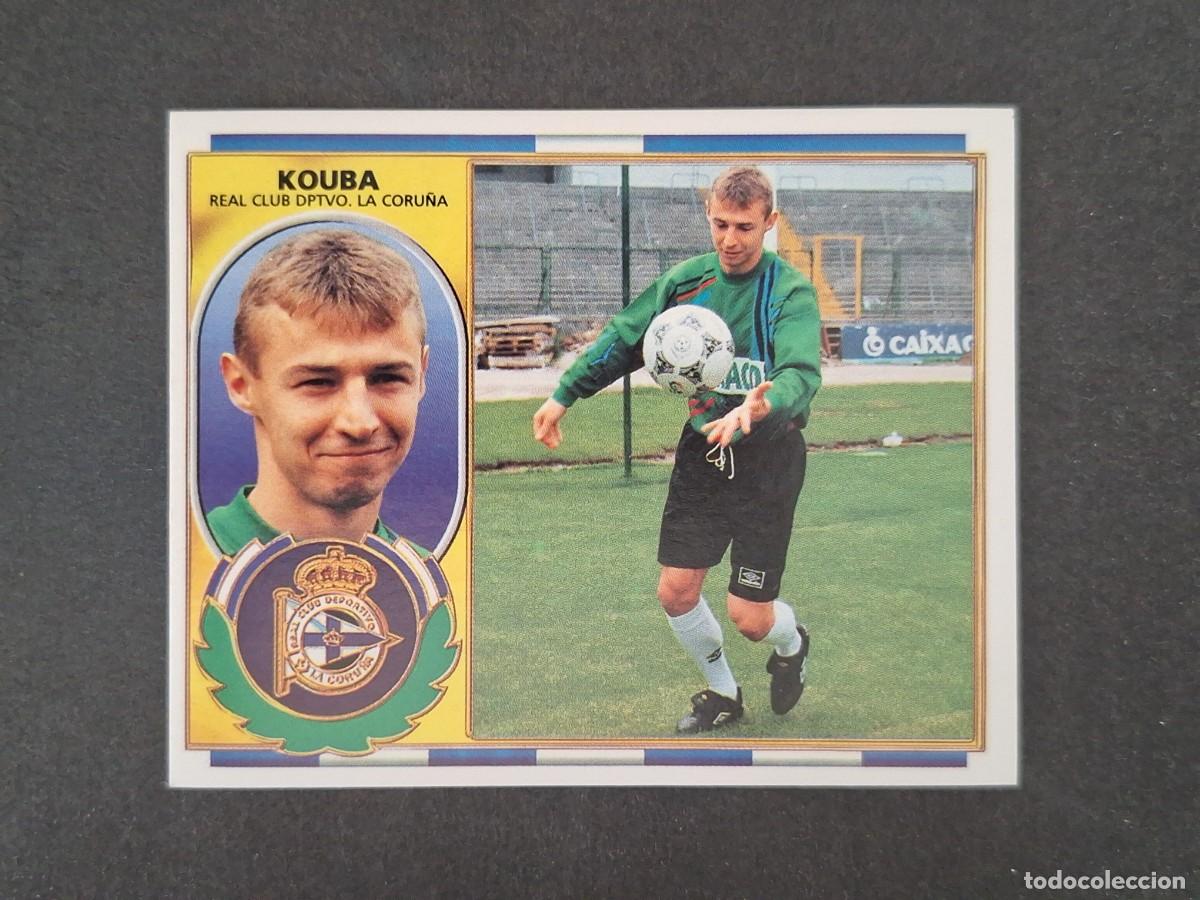 Cromos de f&uacute;tbol: L4 KOUBA DEPORTIVO DE LA CORU&Ntilde;A LIGA ESTE 1996 1997 96 97 NUNCA PEGADO SIN PEGAR