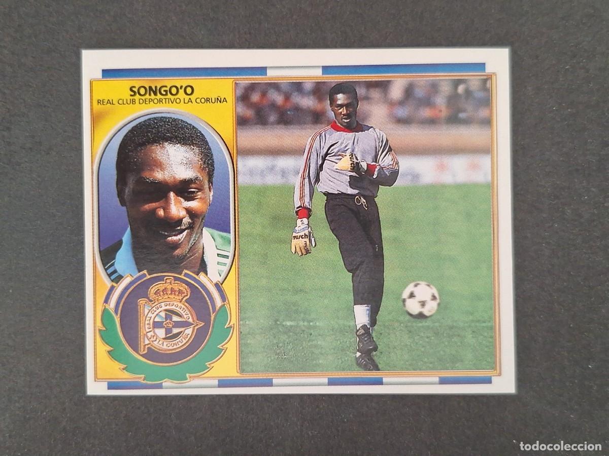 Cromos de f&uacute;tbol: L4 SONGO'O DEPORTIVO DE LA CORU&Ntilde;A LIGA ESTE 1996 1997 96 97 NUNCA PEGADO SIN PEGAR