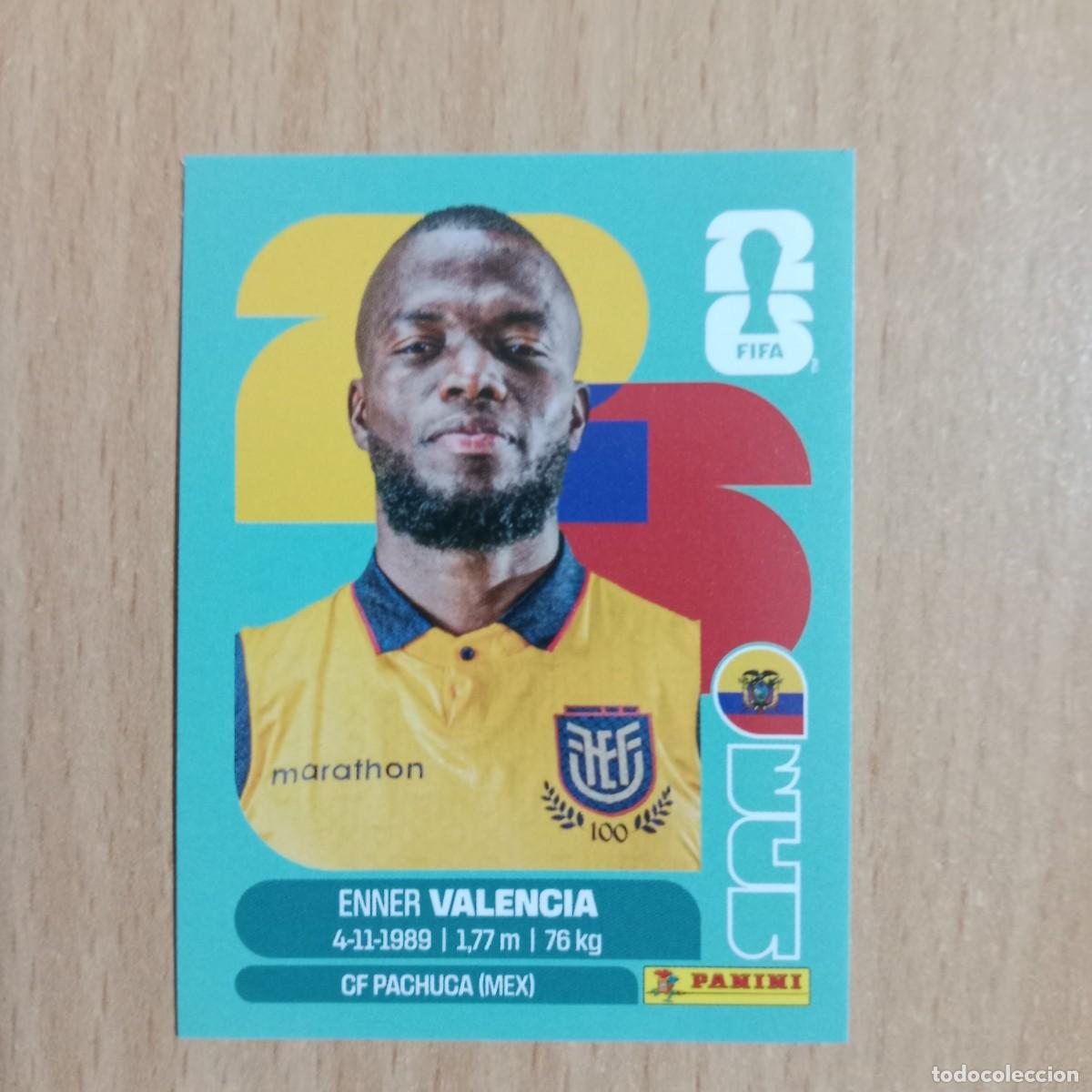 Cromos de f&uacute;tbol: ENNER VALENCIA , ECUADOR , STICKER CROMO N&ordm; ECU 20 , FIFA WORLD CUP 2026 - PANINI - A&Ntilde;O 2026.