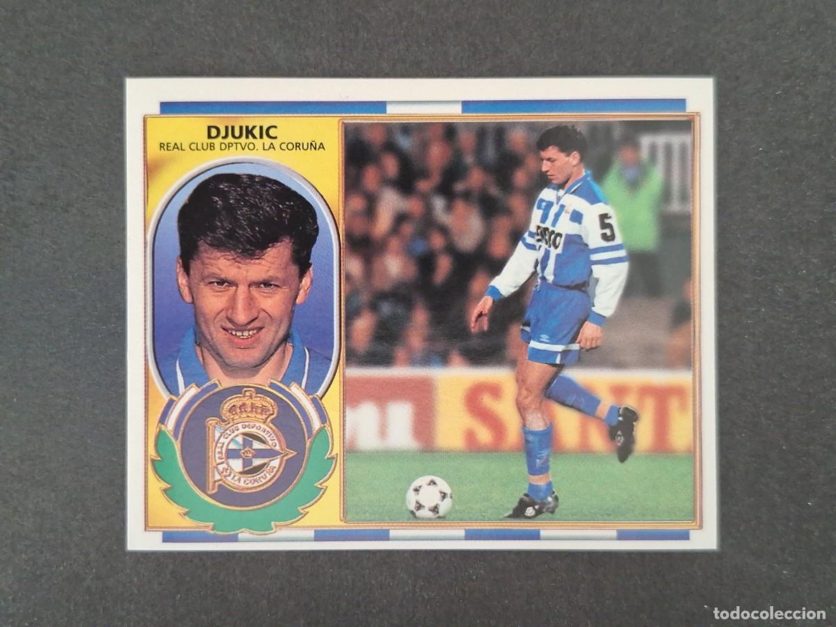 Cromos de f&uacute;tbol: L4 DJUKIC DEPORTIVO DE LA CORU&Ntilde;A LIGA ESTE 1996 1997 96 97 NUNCA PEGADO SIN PEGAR