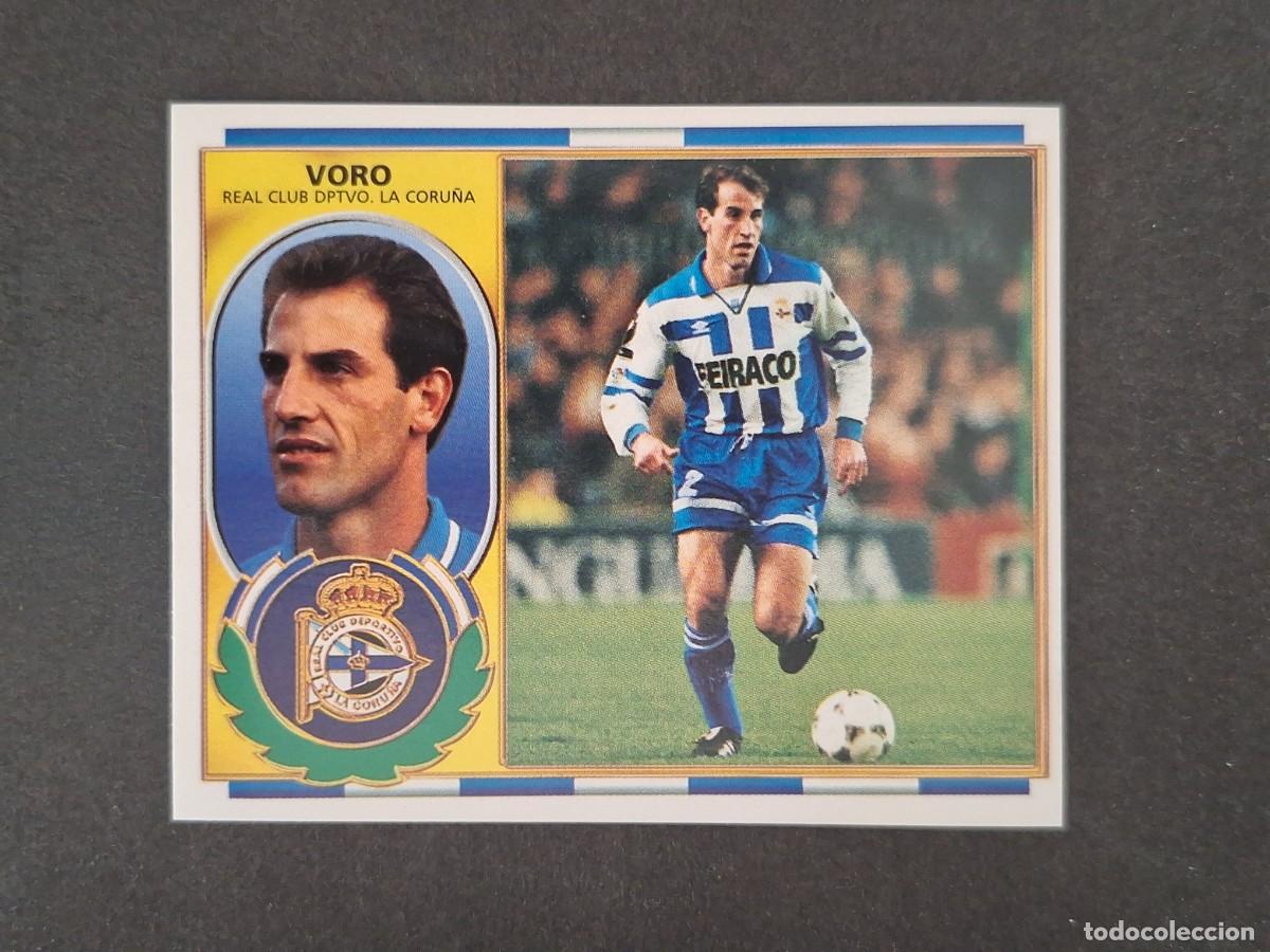 Cromos de f&uacute;tbol: L4 VORO DEPORTIVO DE LA CORU&Ntilde;A LIGA ESTE 1996 1997 96 97 NUNCA PEGADO SIN PEGAR