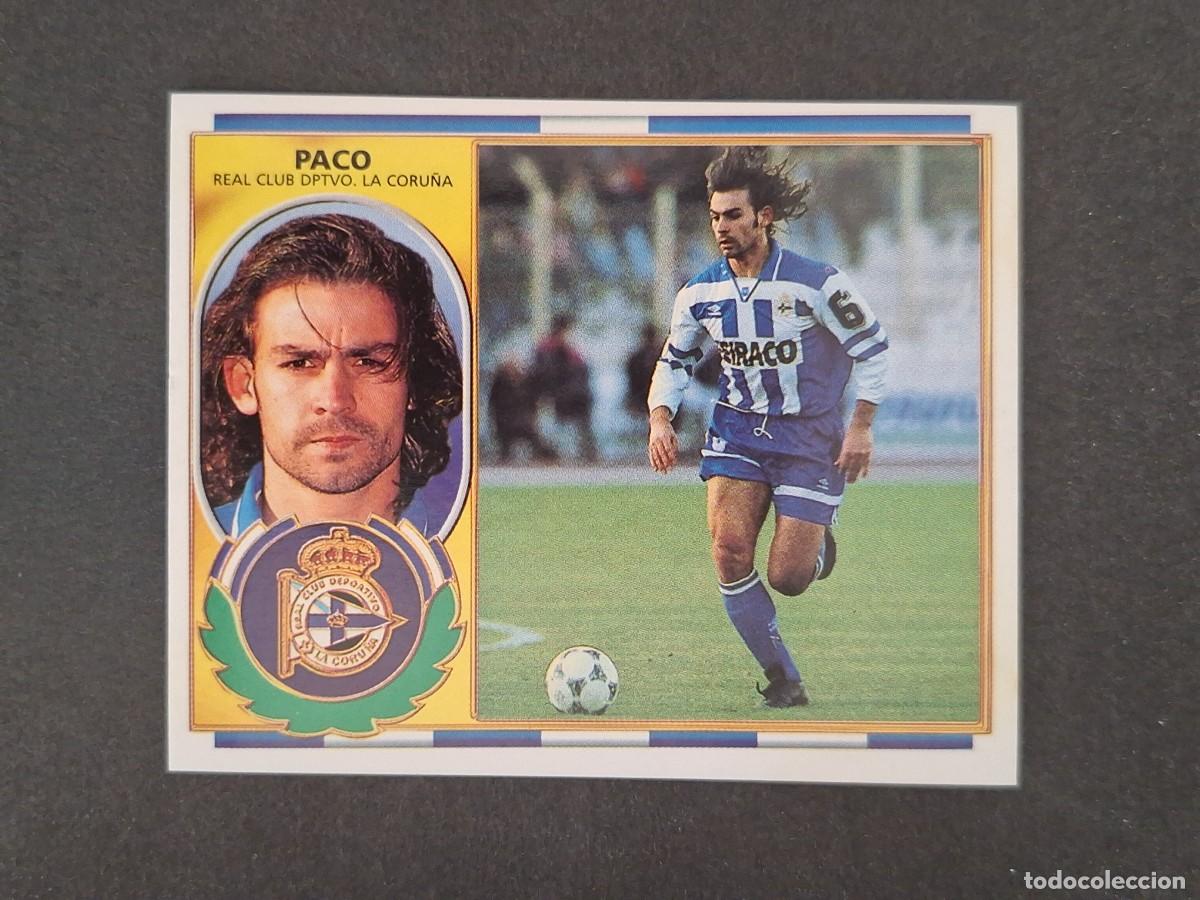 Figurine di Calcio: L4 PACO DEPORTIVO DE LA CORU&Ntilde;A LIGA ESTE 1996 1997 96 97 NUNCA PEGADO SIN PEGAR