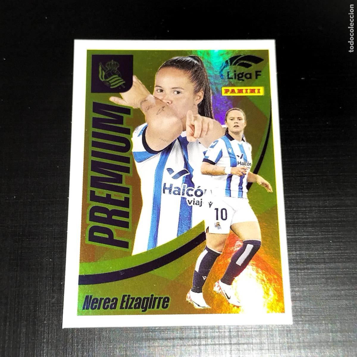 Figurine di Calcio: NEREA EIZAGIRRE PREMIUM REAL SOCIEDAD CROMOS LIGA F FEMENINA PANINI 2023 2024 23 24