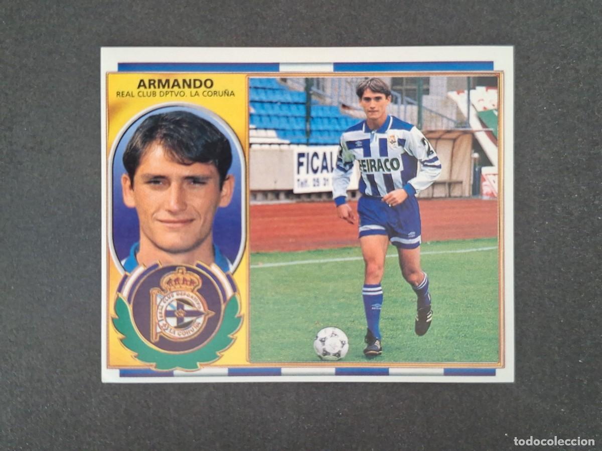 Figurine di Calcio: L4 ARMANDO DEPORTIVO DE LA CORU&Ntilde;A LIGA ESTE 1996 1997 96 97 NUNCA PEGADO SIN PEGAR