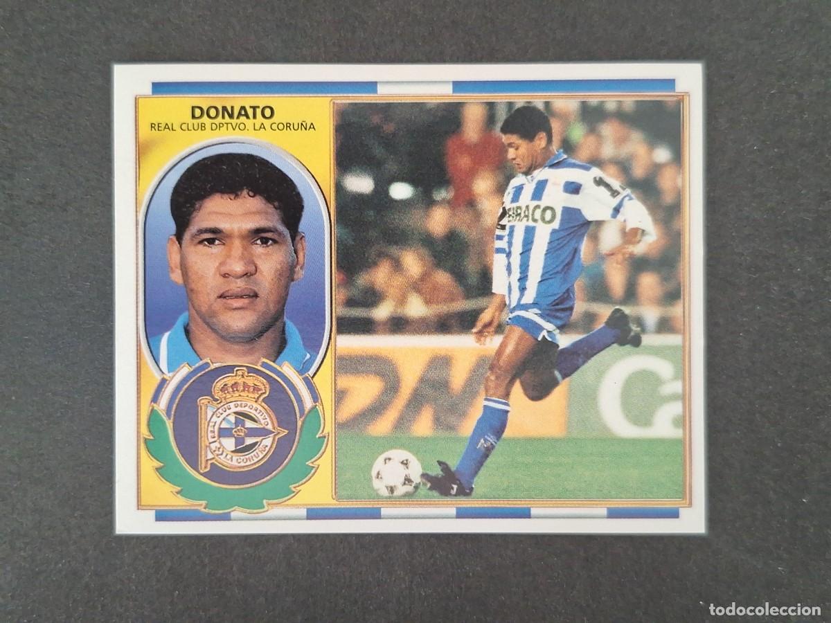 Figurine di Calcio: L4 DONATO DEPORTIVO DE LA CORU&Ntilde;A LIGA ESTE 1996 1997 96 97 NUNCA PEGADO SIN PEGAR