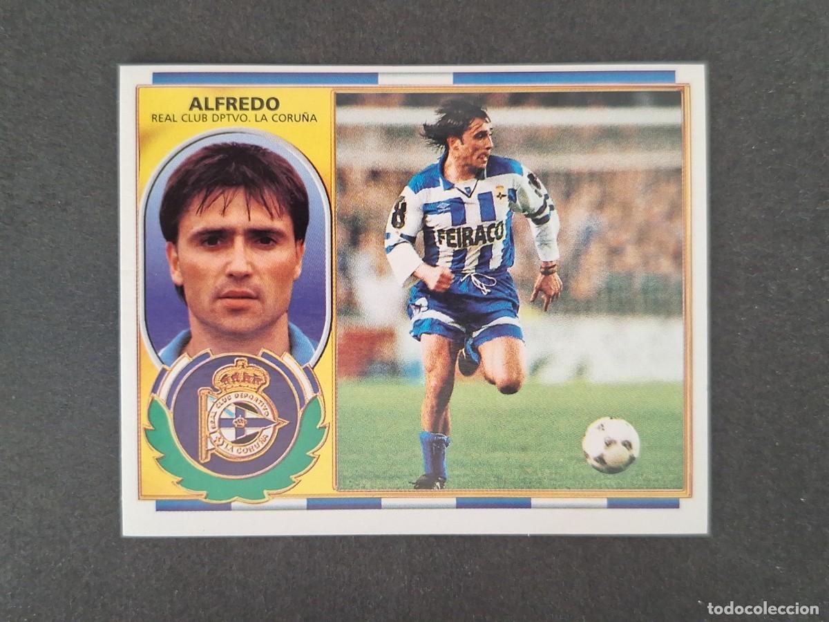 Figurine di Calcio: L4 ALFREDO DEPORTIVO DE LA CORU&Ntilde;A LIGA ESTE 1996 1997 96 97 NUNCA PEGADO SIN PEGAR