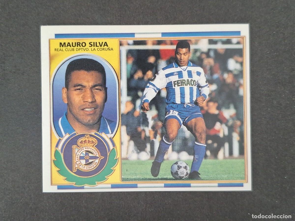 Figurine di Calcio: L4 MAURO SILVA DEPORTIVO DE LA CORU&Ntilde;A LIGA ESTE 1996 1997 96 97 NUNCA PEGADO SIN PEGAR