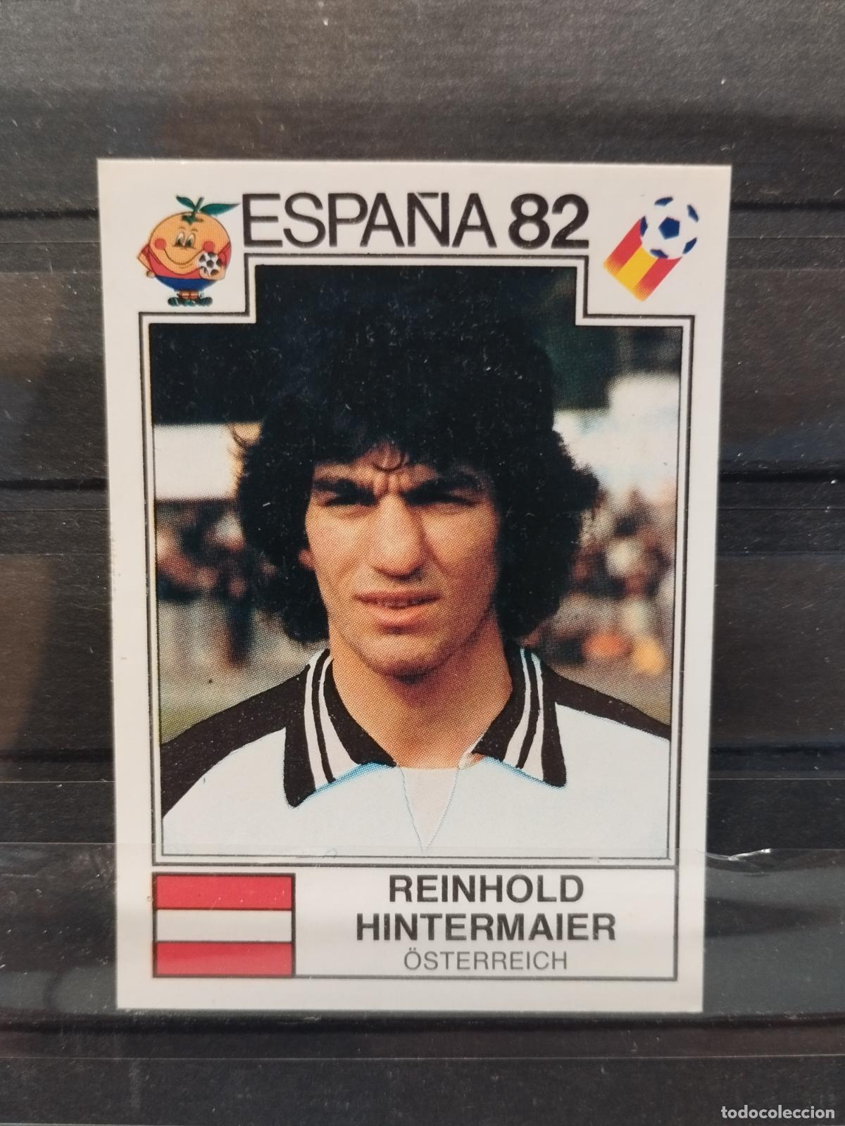 Figurine di Calcio: MUNDIAL DE FUTBOL ESPA&Ntilde;A 82. PANINI. N&ordm; 137. REINHOLD HINTERMAIER. AUSTRIA.