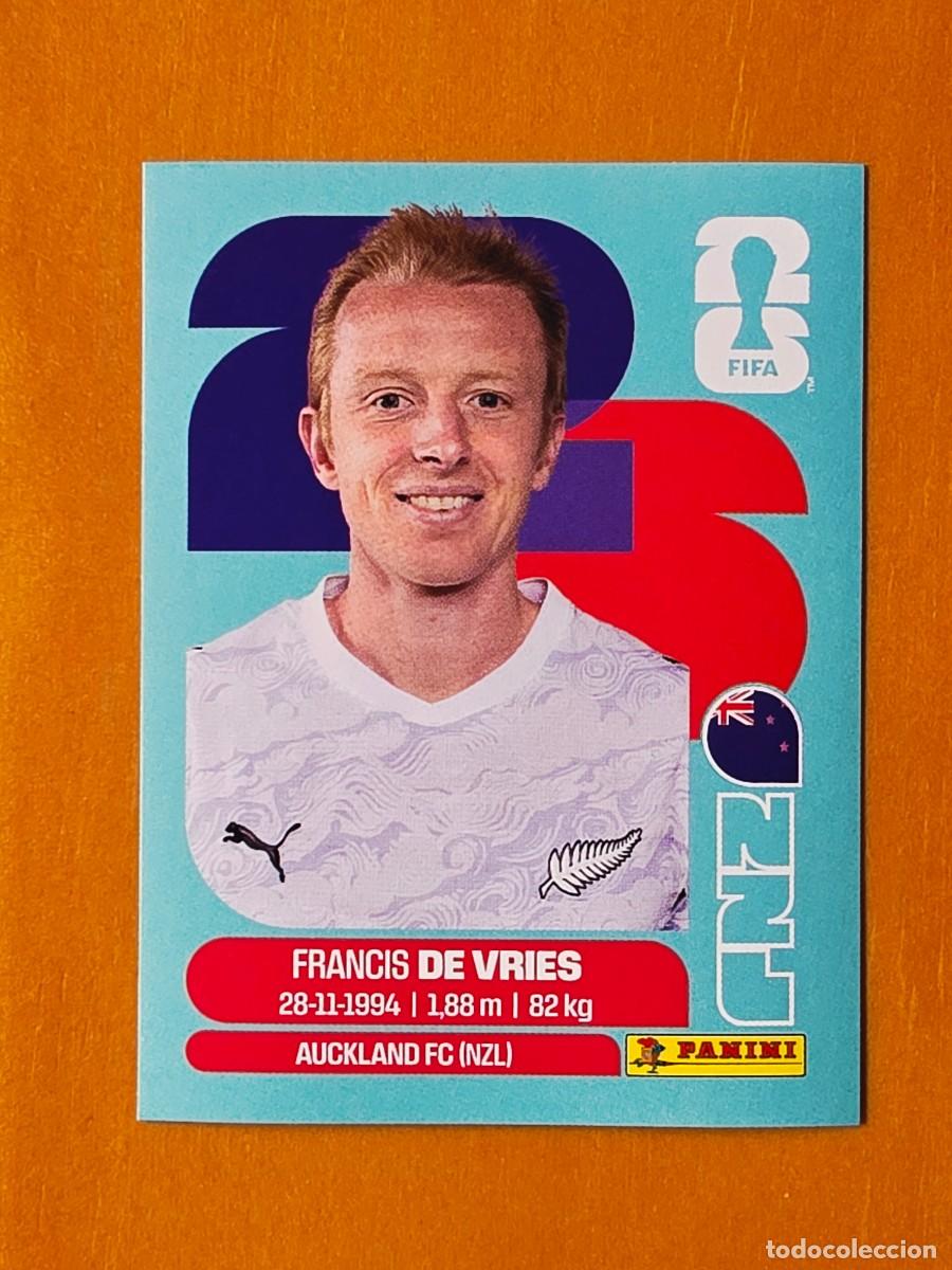 Figurine di Calcio: NZL 8 Francis de Vries, Nueva Zelanda, Panini FIFA World Cup Mundial 2026 Sticker