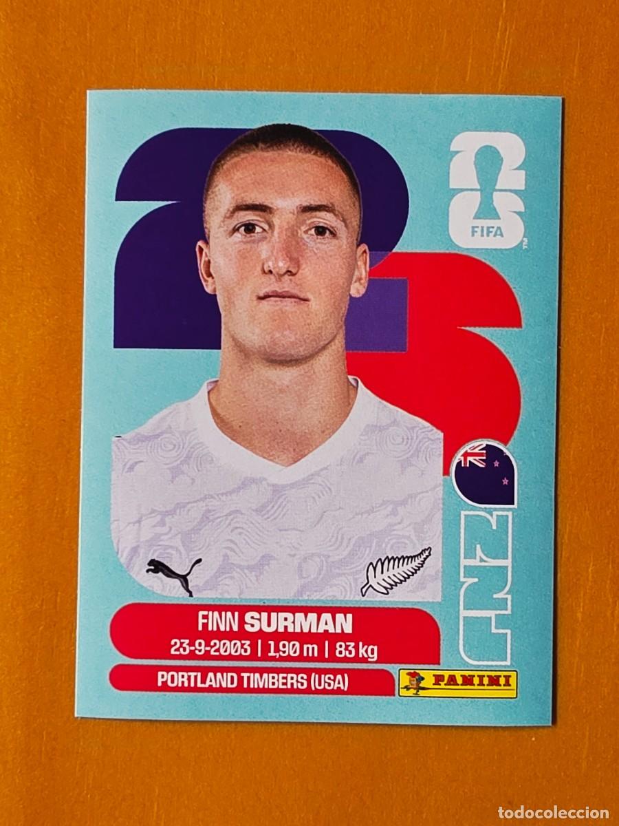 Figurine di Calcio: NZL 9 Finn Surman, Nueva Zelanda, Panini FIFA World Cup Mundial 2026 Sticker
