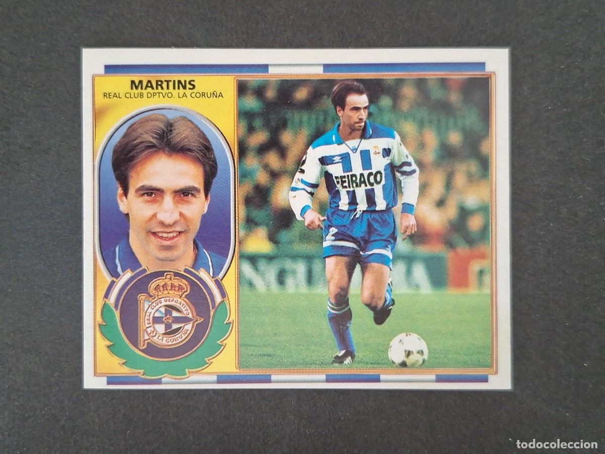 Figurine di Calcio: L4 MARTINS DEPORTIVO DE LA CORU&Ntilde;A LIGA ESTE 1996 1997 96 97 NUNCA PEGADO SIN PEGAR
