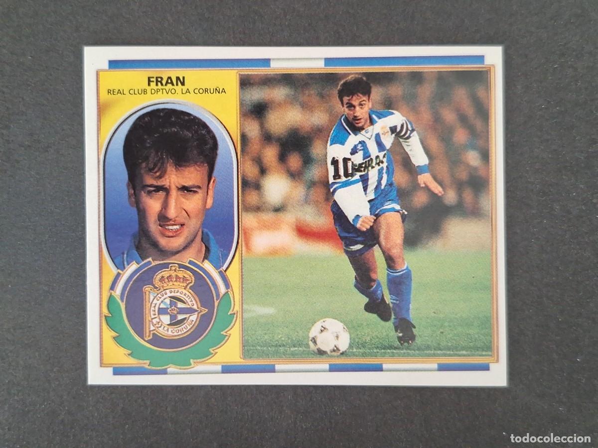 Cromos de f&uacute;tbol: L4 FRAN DEPORTIVO DE LA CORU&Ntilde;A LIGA ESTE 1996 1997 96 97 NUNCA PEGADO SIN PEGAR