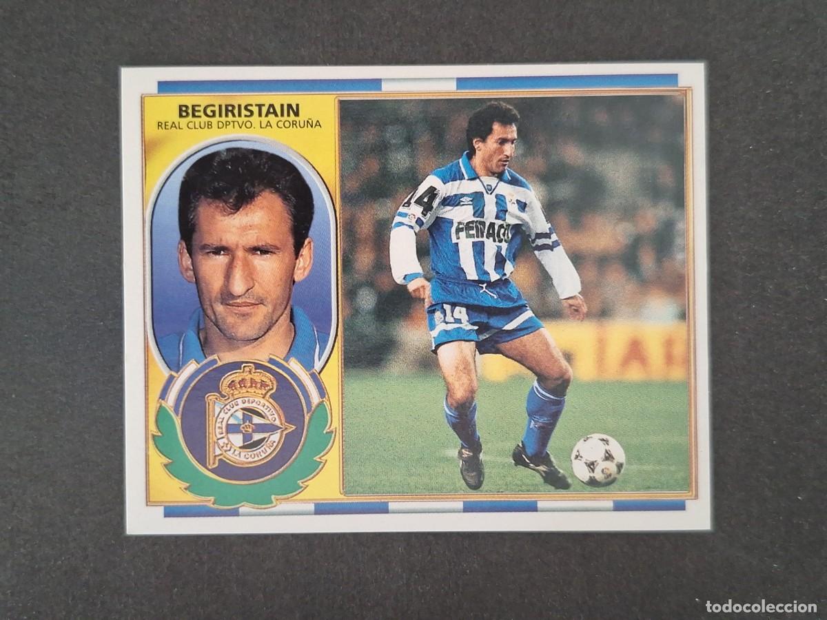 Cromos de f&uacute;tbol: L4 BEGIRISTAIN DEPORTIVO DE LA CORU&Ntilde;A LIGA ESTE 1996 1997 96 97 NUNCA PEGADO SIN PEGAR
