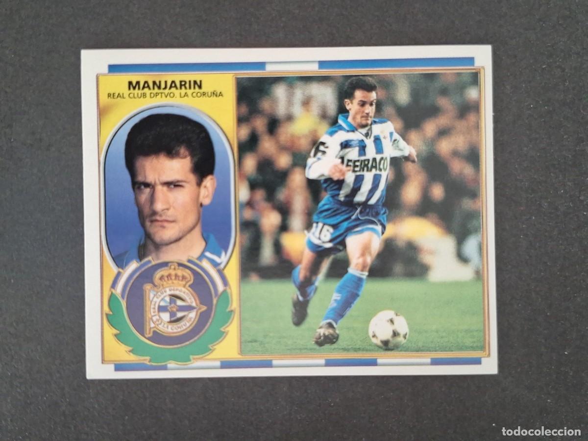 Cromos de f&uacute;tbol: L4 MANJARIN DEPORTIVO DE LA CORU&Ntilde;A LIGA ESTE 1996 1997 96 97 NUNCA PEGADO SIN PEGAR