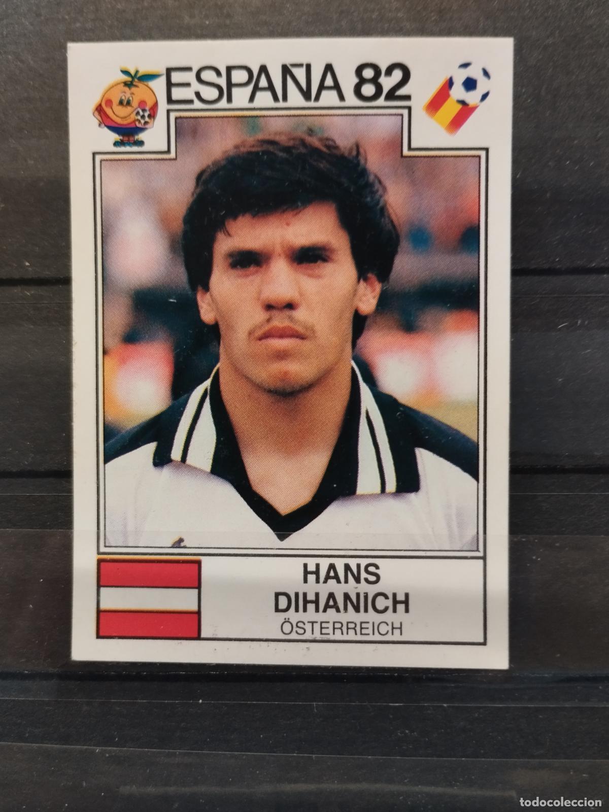 Cromos de f&uacute;tbol: MUNDIAL DE FUTBOL ESPA&Ntilde;A 82. PANINI. N&ordm; 131. HANS DIHANICH. AUSTRIA.