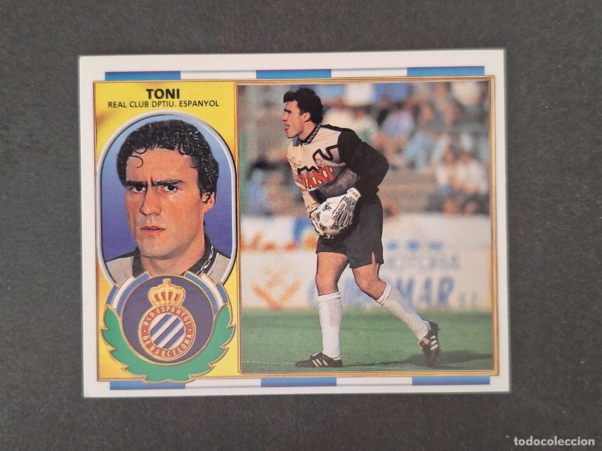 Cromos de f&uacute;tbol: L4 TONI R. C. D. ESPA&Ntilde;OL LIGA ESTE 1996 1997 96 97 NUNCA PEGADO SIN PEGAR
