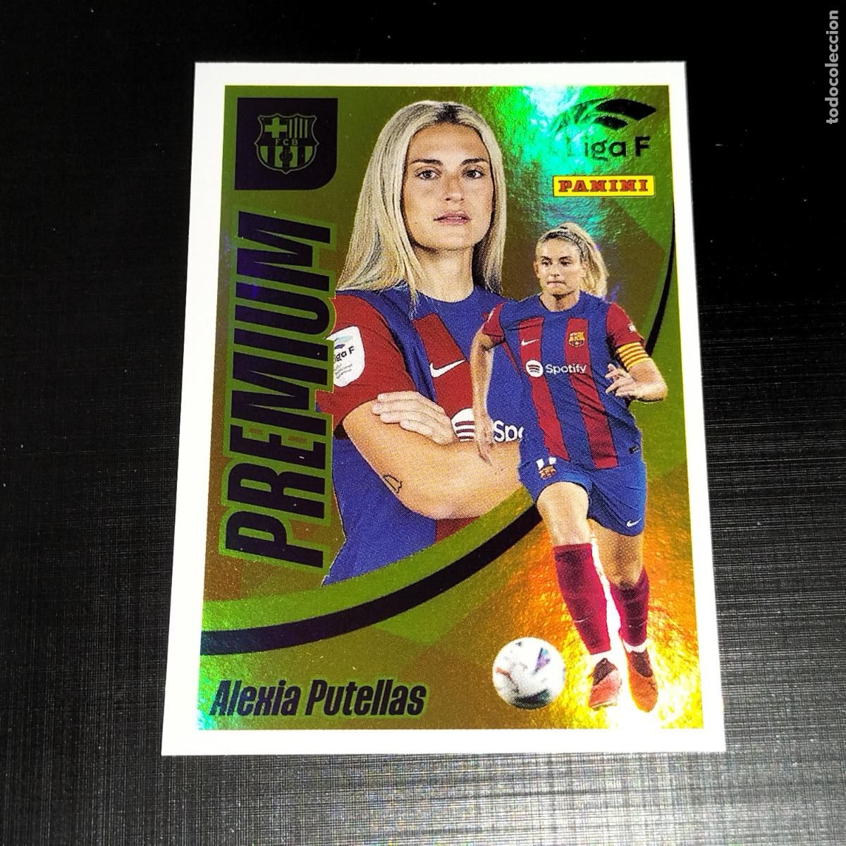 Cromos de f&uacute;tbol: ALEXIA PUTELLAS PREMIUM FC BARCELONA CROMOS LIGA F FEMENINA PANINI 2023 2024 23 24
