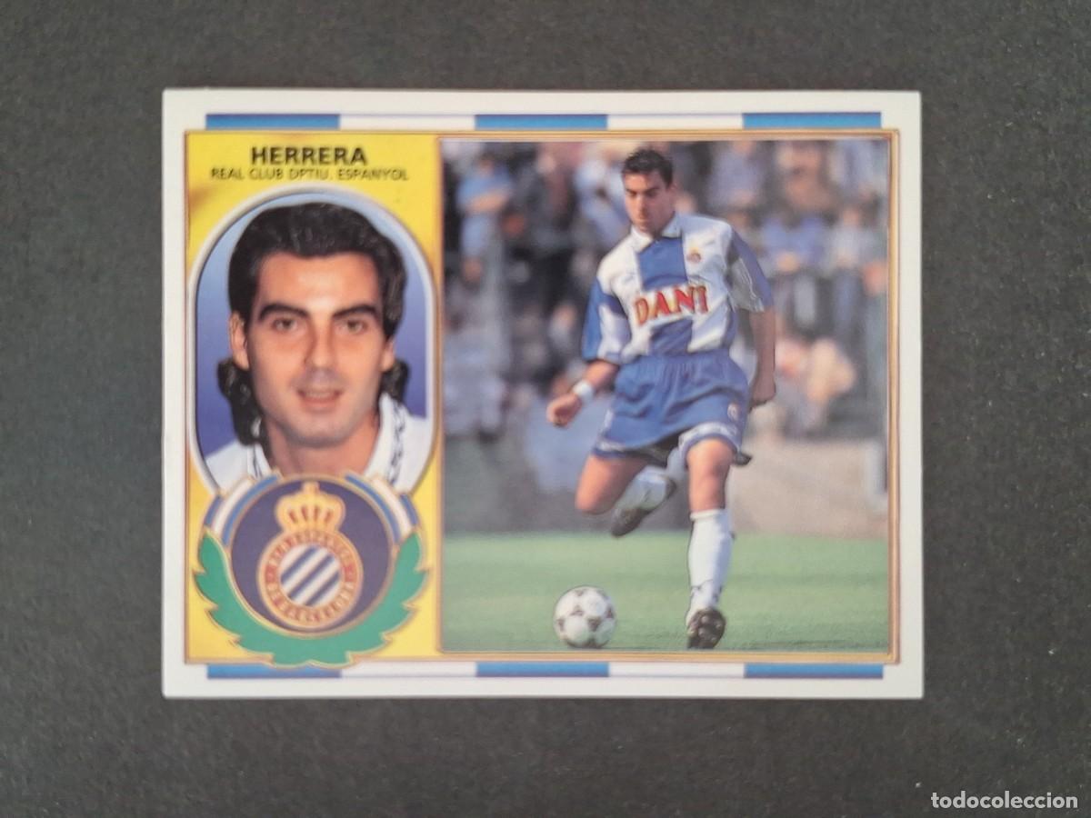Cromos de f&uacute;tbol: L4 HERRERA R. C. D. ESPA&Ntilde;OL LIGA ESTE 1996 1997 96 97 NUNCA PEGADO SIN PEGAR