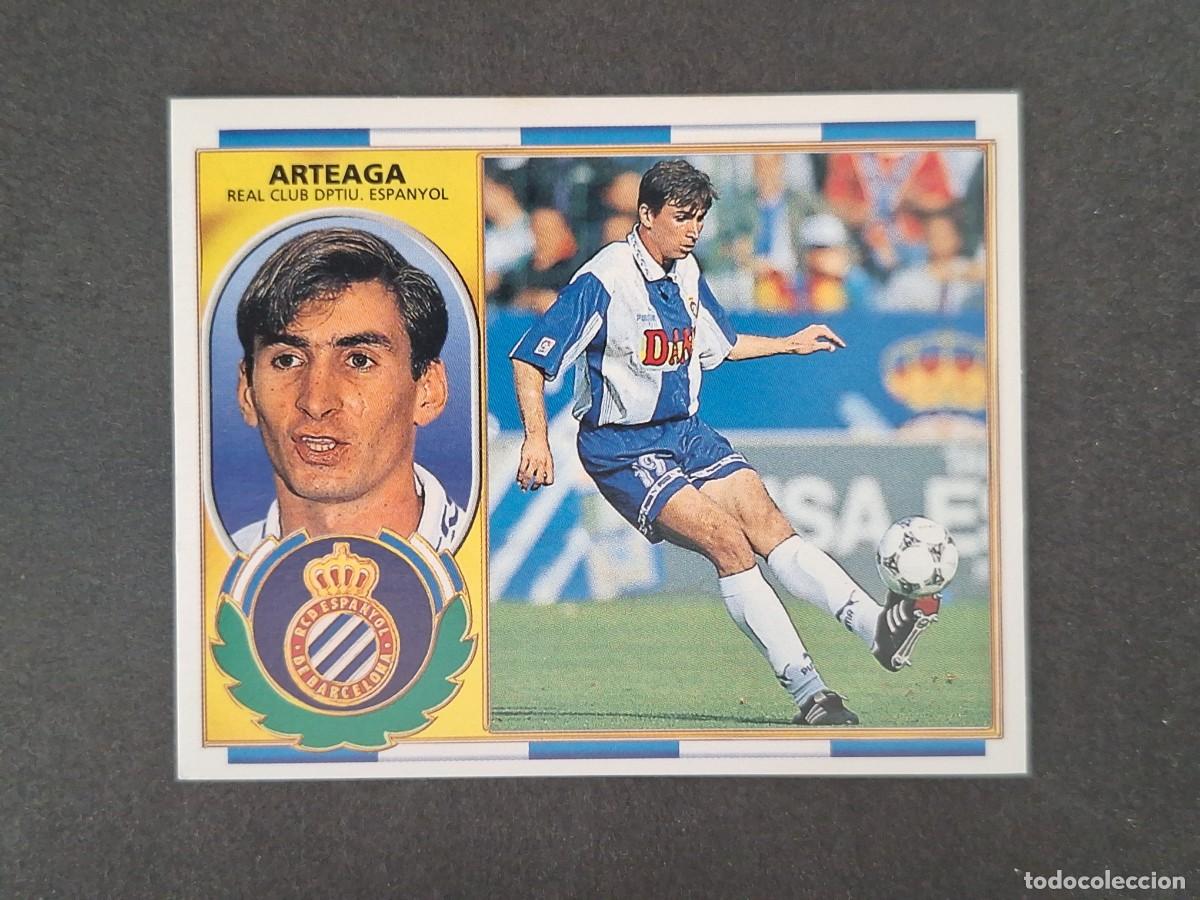 Cromos de f&uacute;tbol: L4 ARTEAGA R. C. D. ESPA&Ntilde;OL LIGA ESTE 1996 1997 96 97 NUNCA PEGADO SIN PEGAR