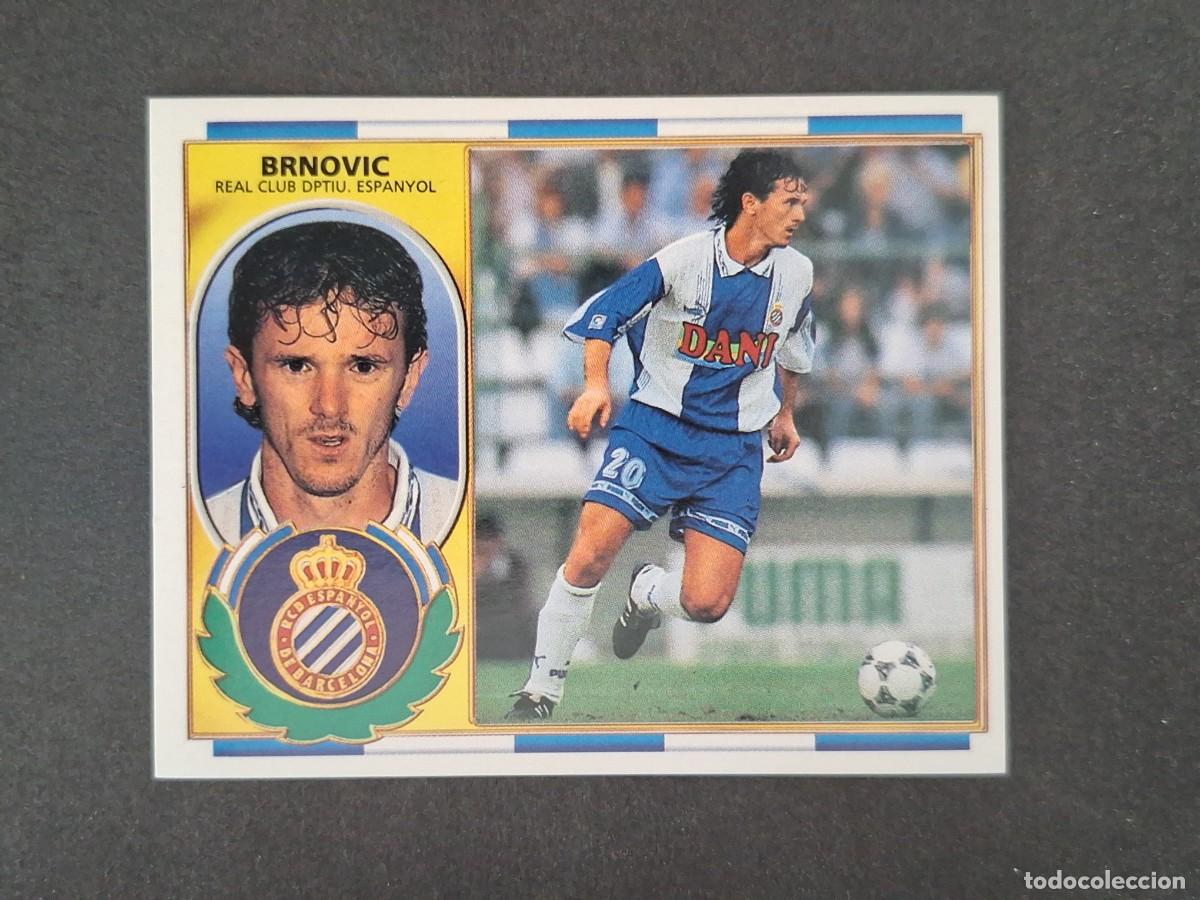 Cromos de f&uacute;tbol: L4 BRNOVIC R. C. D. ESPA&Ntilde;OL LIGA ESTE 1996 1997 96 97 NUNCA PEGADO SIN PEGAR
