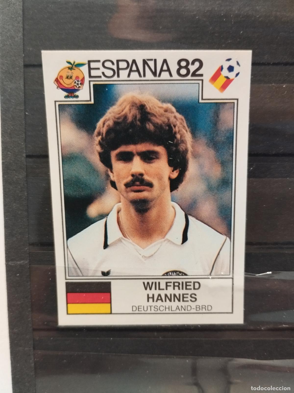 Cromos de f&uacute;tbol: MUNDIAL DE FUTBOL ESPA&Ntilde;A 82. PANINI. N&ordm; 115. WILFRIED HANNES. ALEMANIA.