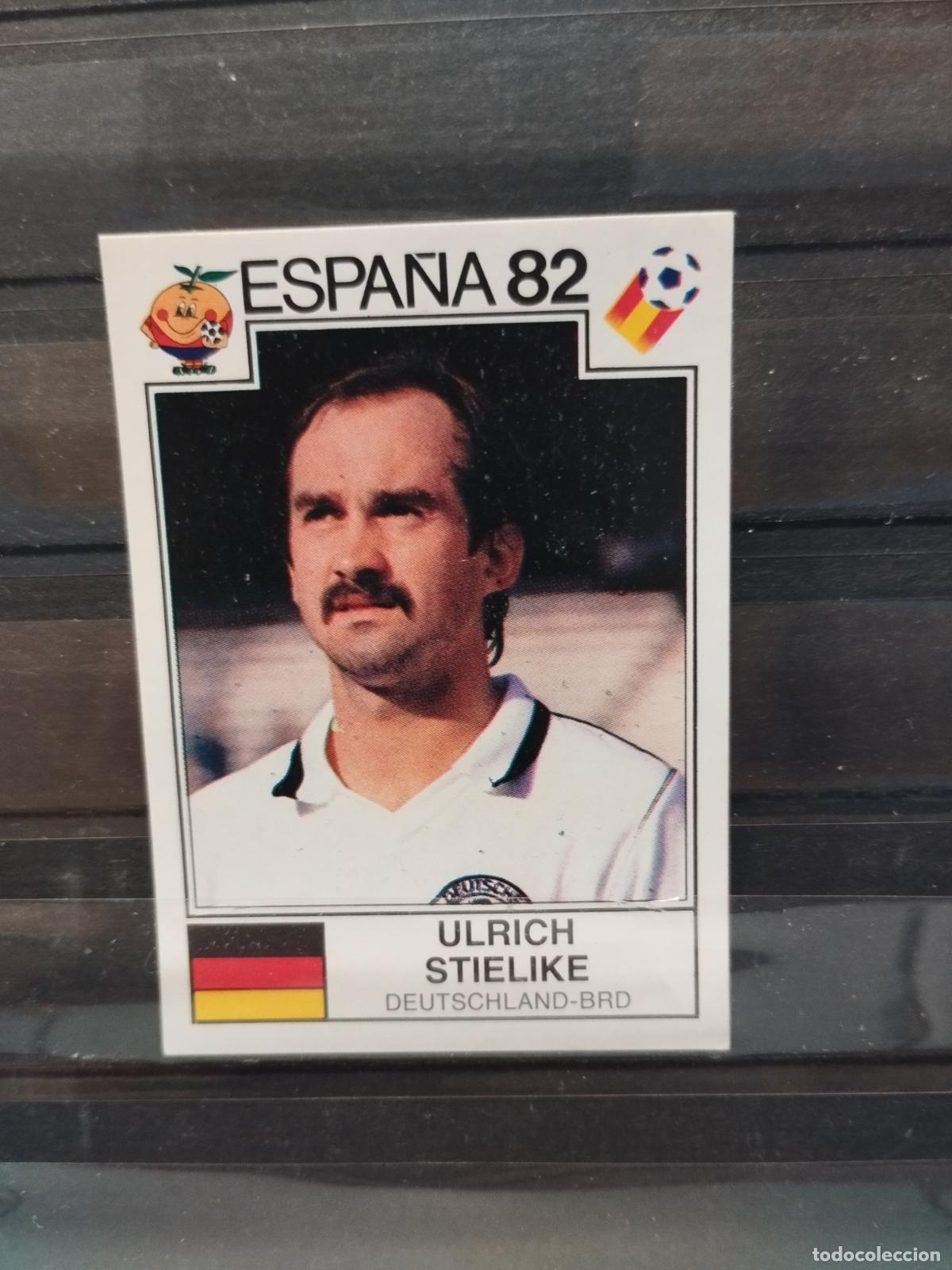 Cromos de f&uacute;tbol: MUNDIAL DE FUTBOL ESPA&Ntilde;A 82. PANINI. N&ordm; 114. ULRICH STIELIKE. ALEMANIA.