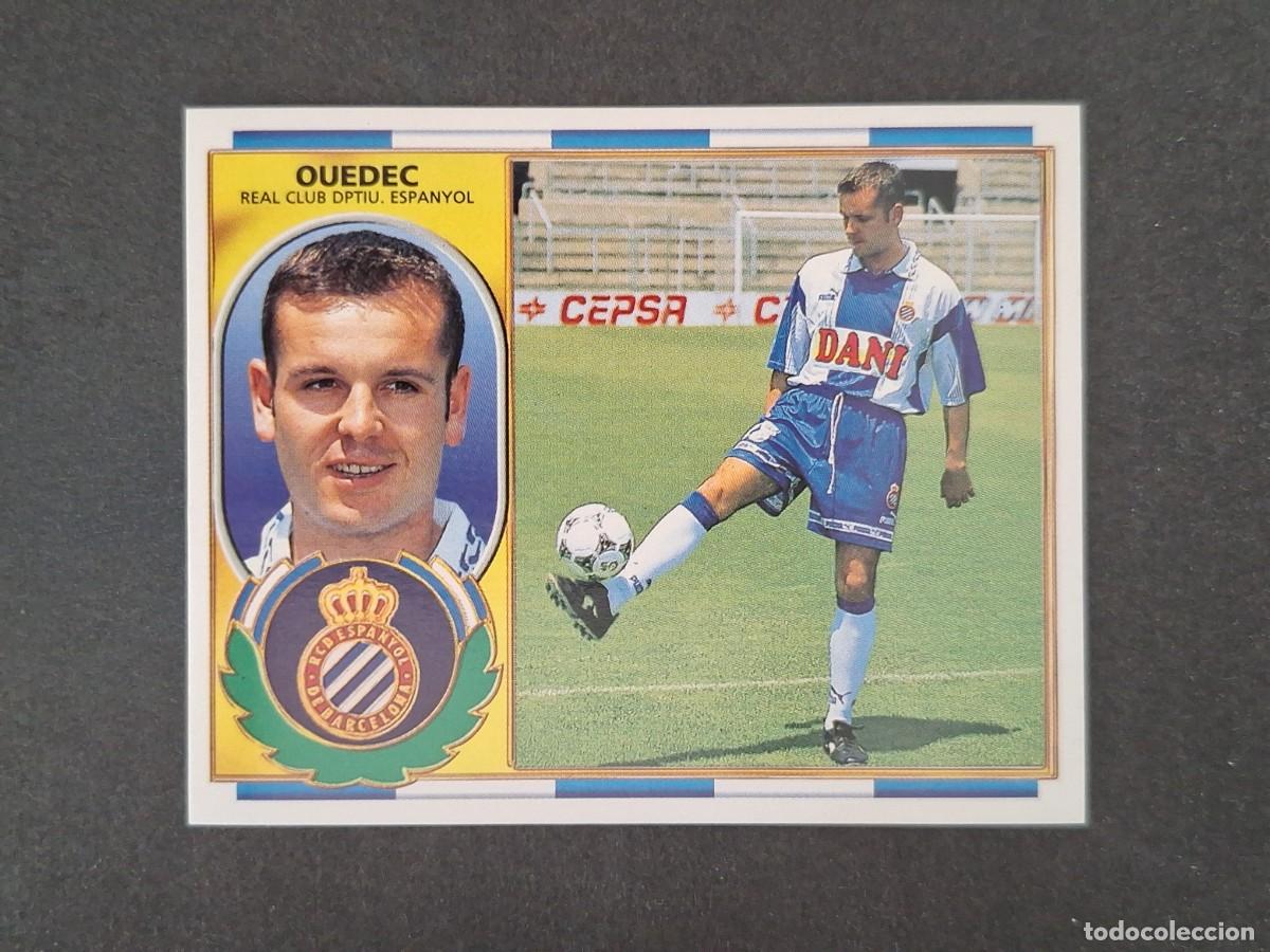Cromos de f&uacute;tbol: L4 OUEDEC R. C. D. ESPA&Ntilde;OL LIGA ESTE 1996 1997 96 97 NUNCA PEGADO SIN PEGAR