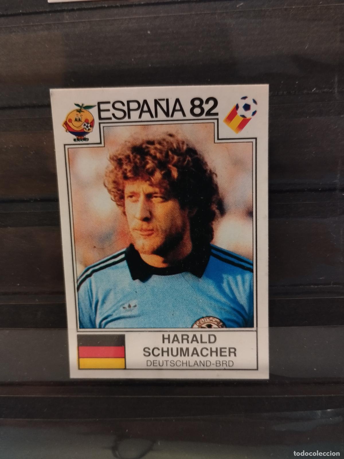 Cromos de f&uacute;tbol: MUNDIAL DE FUTBOL ESPA&Ntilde;A 82. PANINI. N&ordm; 112. HARALD SCHUMACHER ALEMANIA.