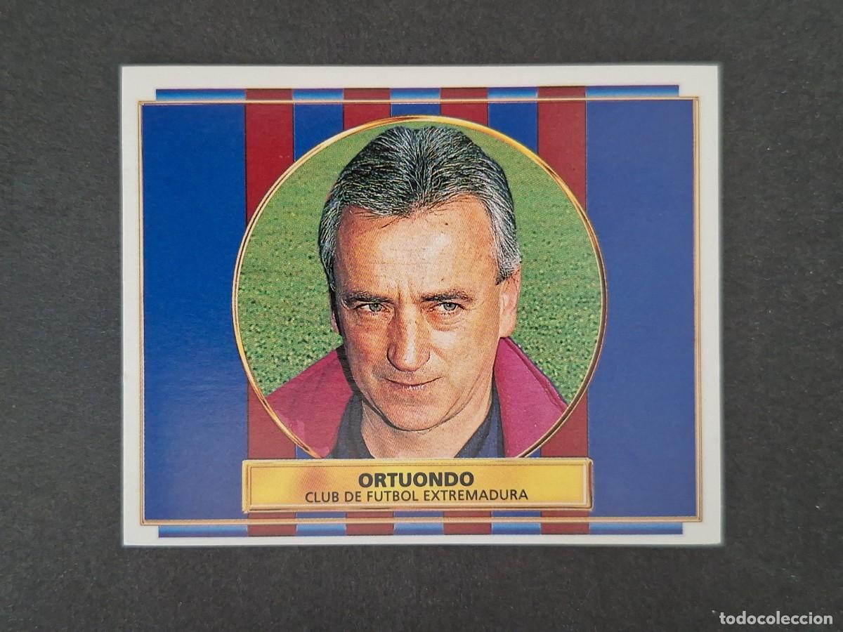 Cromos de Futebol: L4 ORTUONDO ENTRENADOR F. C. EXTREMADURA LIGA ESTE 1996 1997 96 97 NUNCA PEGADO SIN PEGAR
