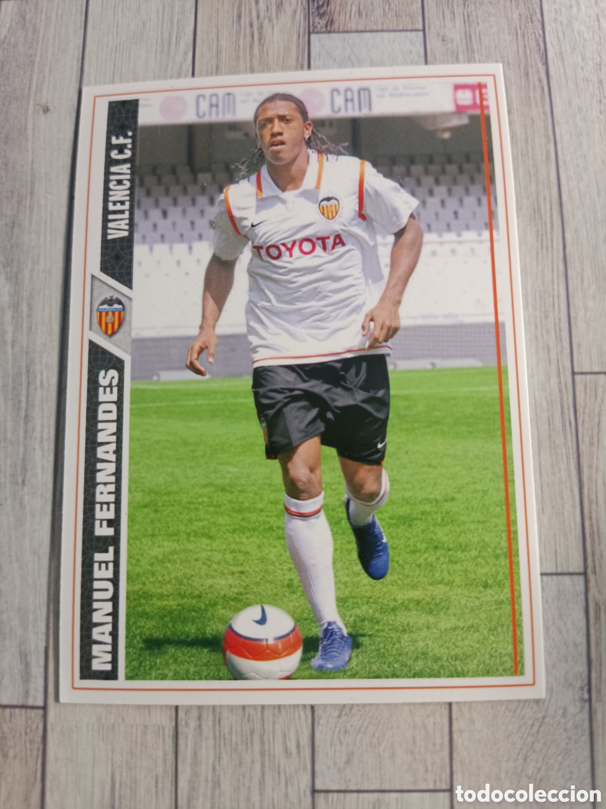 Cromos de Futebol: 628 MANUEL FERNANDES VALENCIA LAS FICHAS DE LA LIGA FICHAJE FICHA + MUNDICROMO 2007 2008 07 08