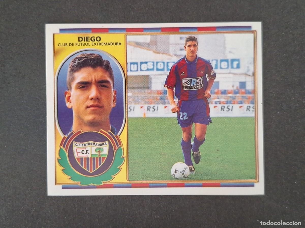 Cromos de Futebol: L4 DIEGO F. C. EXTREMADURA LIGA ESTE 1996 1997 96 97 NUNCA PEGADO SIN PEGAR