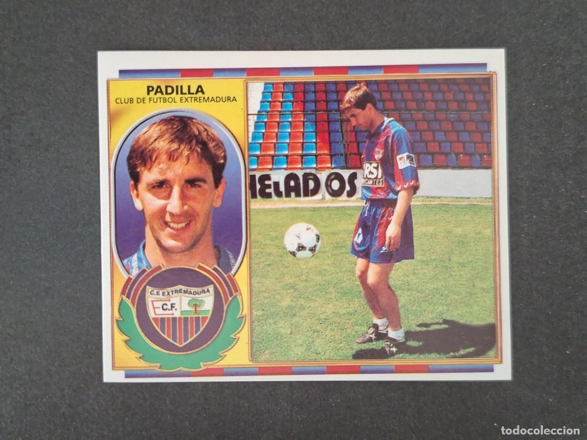 Cromos de f&uacute;tbol: L4 PADILLA F. C. EXTREMADURA LIGA ESTE 1996 1997 96 97 NUNCA PEGADO SIN PEGAR