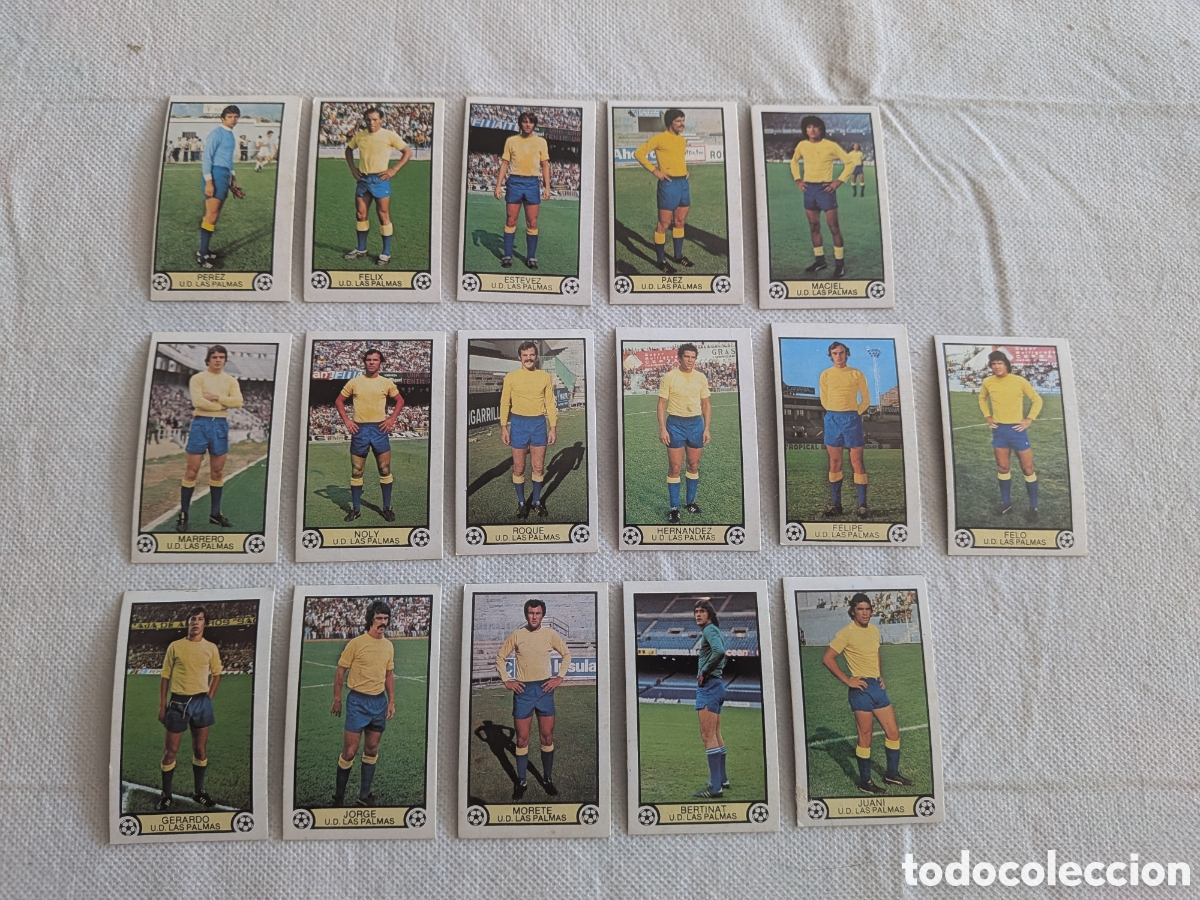 Cromos de Futebol: CROMOS LIGA 79-80. LAS PALMAS 16 CROMOS DIFERENTES. ED. ESTE