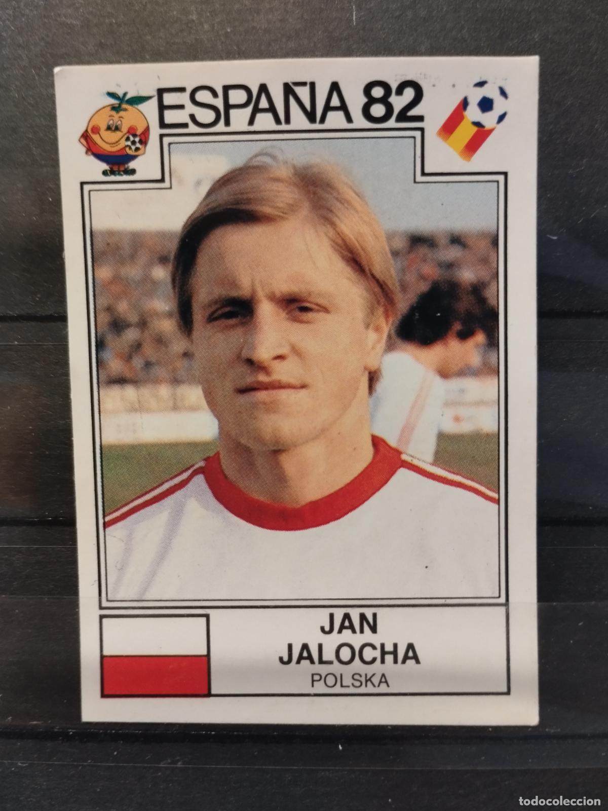 Cartes &agrave; collectionner de Football: MUNDIAL DE FUTBOL ESPA&Ntilde;A 82. PANINI. N&ordm; 61. JAN JALOCHA. POLONIA.