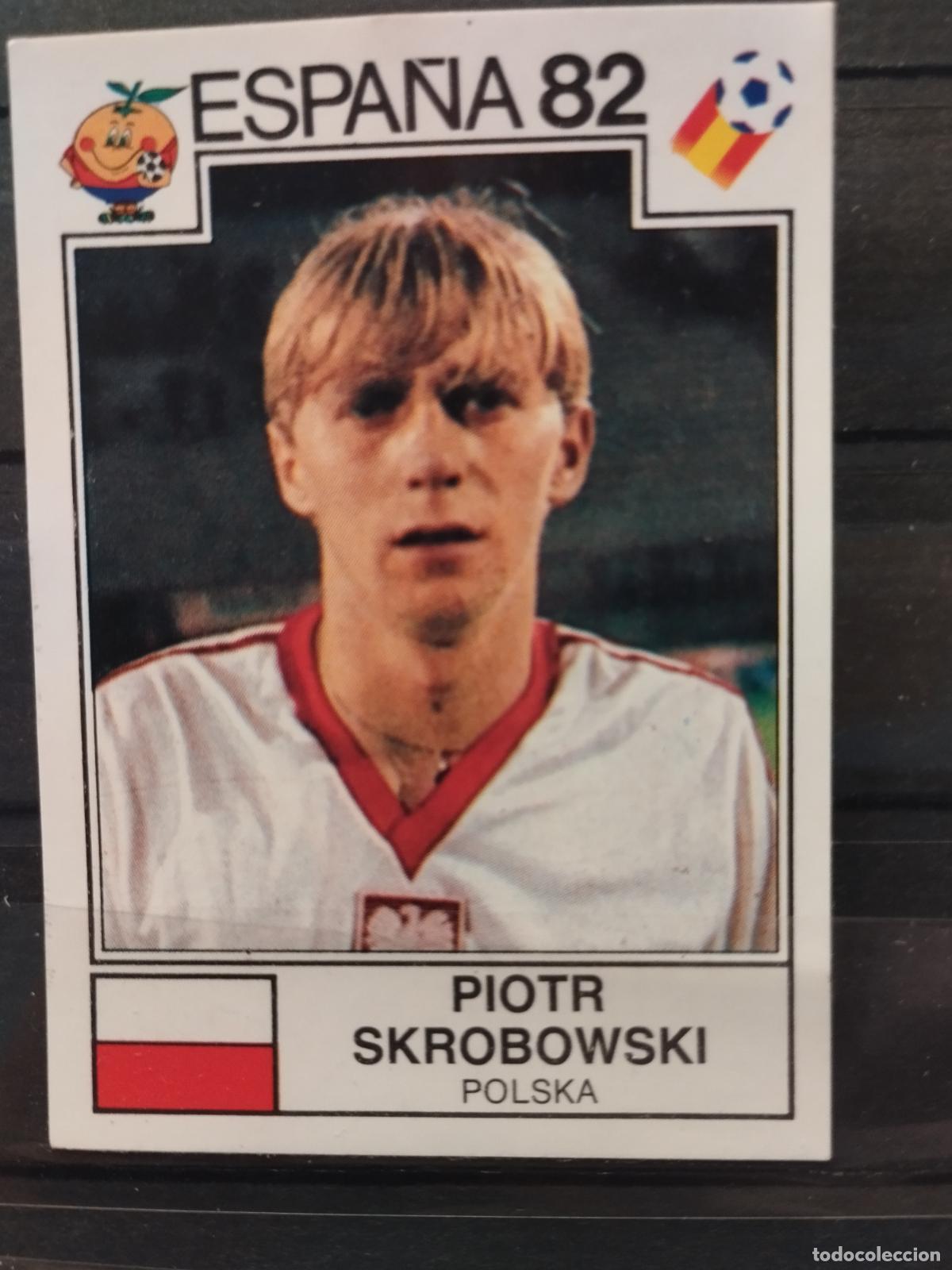 Cartes &agrave; collectionner de Football: MUNDIAL DE FUTBOL ESPA&Ntilde;A 82. PANINI. N&ordm; 60. PIOTR SKROBOWSKI. POLONIA.