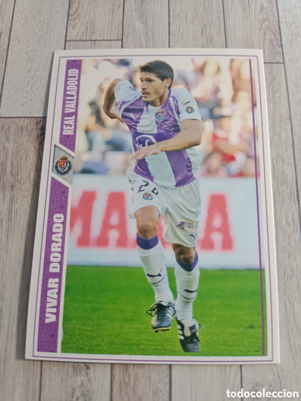Cartes &agrave; collectionner de Football: 651 VIVAR DORADO REAL VALLADOLID LAS FICHAS DE LA LIGA FICHAJE FICHA + MUNDICROMO 2007 2008 07 08
