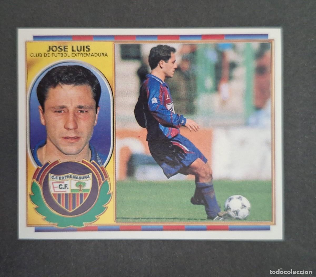 Cartes &agrave; collectionner de Football: L4 JOSE LUIS F. C. EXTREMADURA LIGA ESTE 1996 1997 96 97 NUNCA PEGADO SIN PEGAR