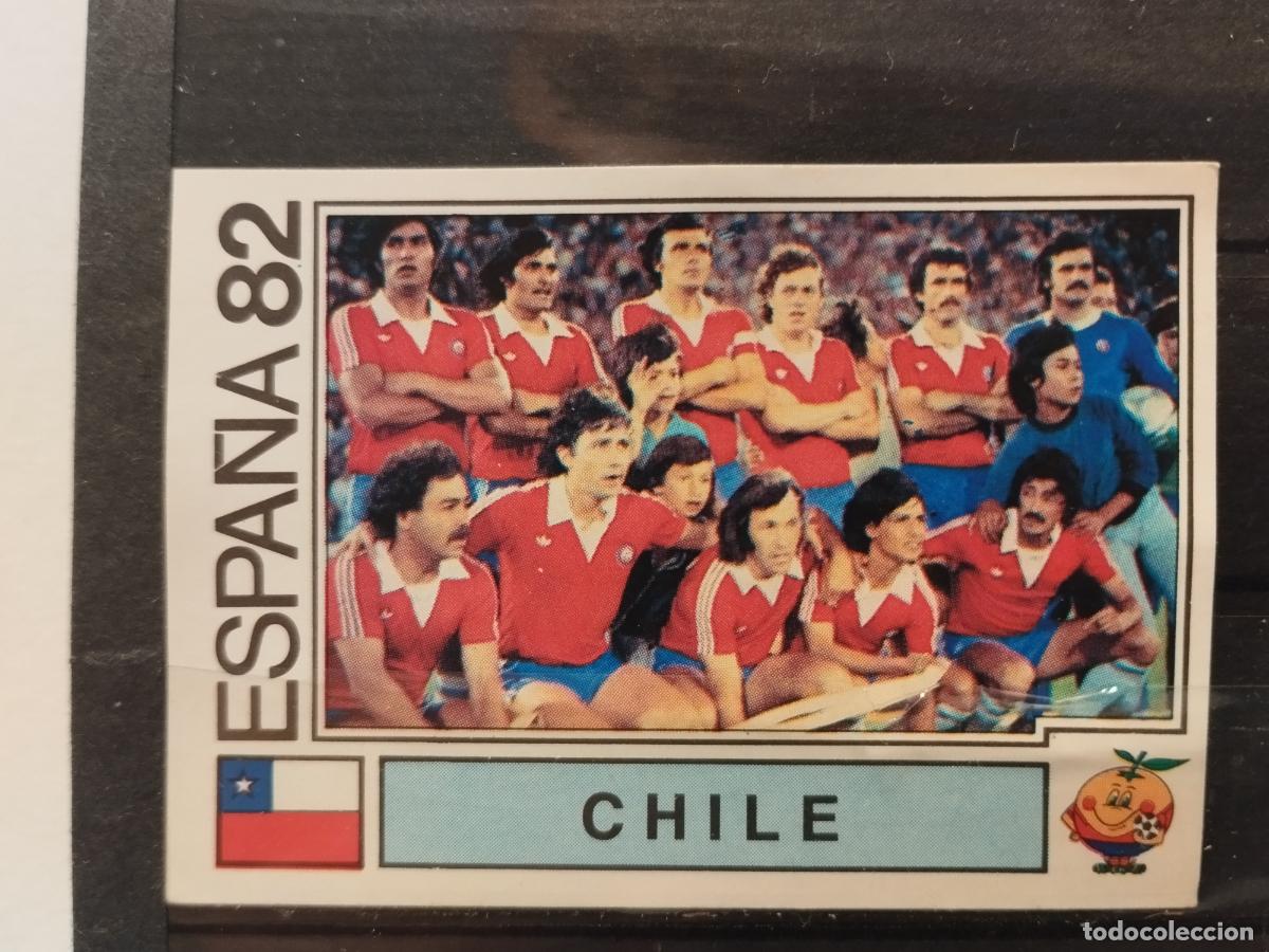 Cromos de f&uacute;tbol: MUNDIAL DE FUTBOL ESPA&Ntilde;A 82. PANINI. N&ordm; 147. SELECCION DE CHILE.