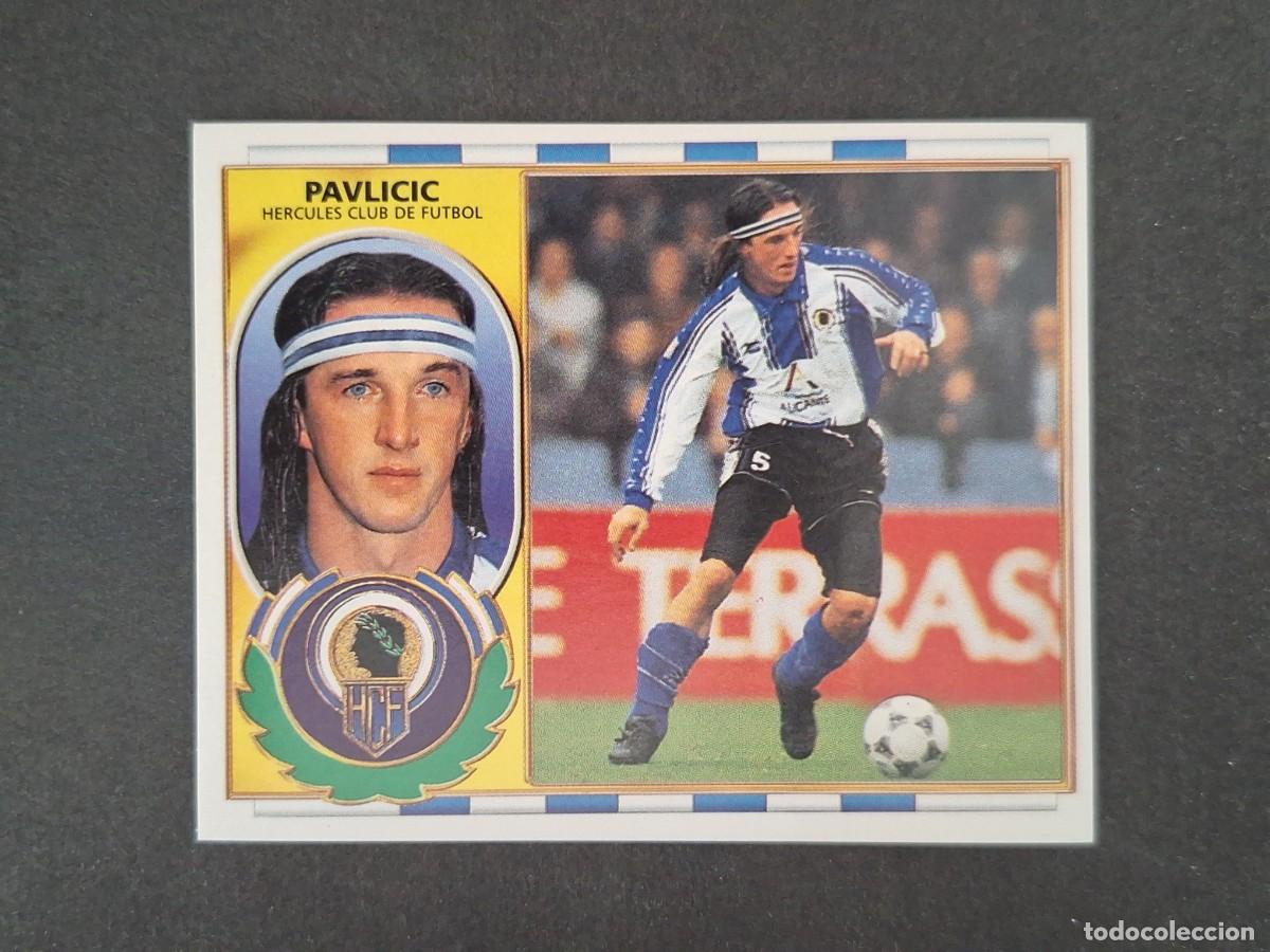 Cromos de f&uacute;tbol: L4 PAVLICIC HERCULES C. F. LIGA ESTE 1996 1997 96 97 NUNCA PEGADO SIN PEGAR