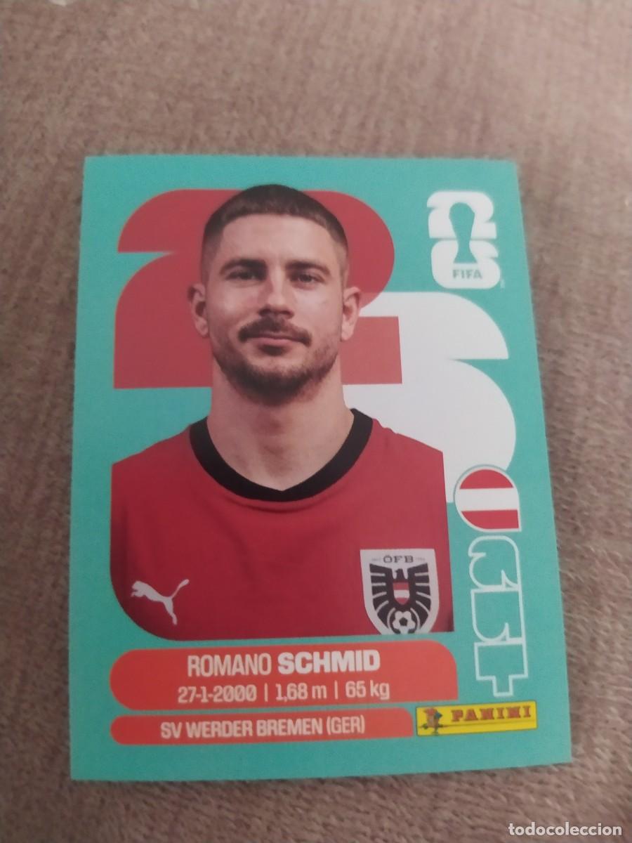 Cromos de f&uacute;tbol: AUT 16 Romano SCHMID Austria Mundial 2026 Panini